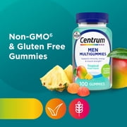 (4 pack) Centrum Men's Multivitamin Gummies, Immune, Energy, Healthy Appearance Support, 100 Count, 50 Day Supply