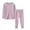 Purple, variant on LIaqionyy Girls Thermal Underwear Set Kids 2 Piece Sets Long Sleeve Base Layer Top Bottom Winter Warm