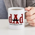 thumbnail image 6 of CafePress - Mustache Dad Mug - 11 oz Ceramic Mug - Novelty Coffee Tea Cup, 6 of 6