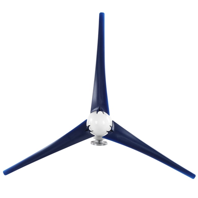 Mini Flashing Windmill, Easy To Install Wind Generator, Widely Use Small For Charging Boats Home Cabins Terraces White,Black,Blue