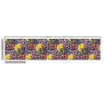 thumbnail image 3 of Ambesonne Floral Fabric by the Yard Upholstery, Watercolor Flowers Spring, 1 Yard, Yellow and Dark Green, 3 of 5