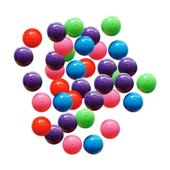 Yinanstore Bingo Ball Lottery Balls Opening Replacement Classic Calling Balls Raffle Balls for Market Office Nights Traveling Bingo Game 45 to 50 balls