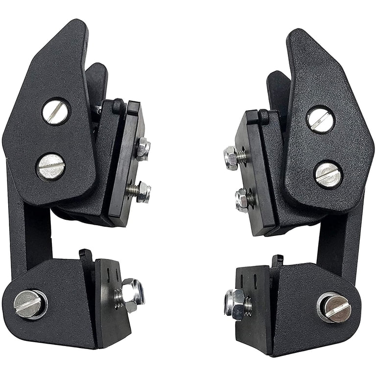 Hood Latch Hood Lock Catch Kit for Jeep Wrangler TJ 2007-2016 Black