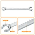 thumbnail image 4 of 2pcs Flare Nut Metric Wrench 10mm x 12mm High Carbon Steel Nickel Plating, 4 of 7