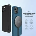 thumbnail image 6 of ELEHOLD Rugged Magnetic Case for iPhone 14 Plus 6.7 inch, Hybrid Rugged PC Soft TPU Slim Fit Non-Slip Shockproof Cover Compatible with MagSafe Wireless Charging,Blue, 6 of 10