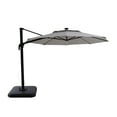 thumbnail image 2 of Better Homes & Gardens 12' x 11' 8-Rib Gray Octagonal Outdoor Patio Umbrella and Weighted Base, 2 of 9