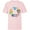 Soft Pink, variant on Disney 100 Pixar Happy Faces Sticker Circle D100 - Short Sleeve T-Shirt for Kids - Customized-Athletic Heather