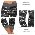 thumbnail image 3 of Pantalones Cortos,Pantalones Cortos Casuales para Mujer Pantalones Cortos De Cintura Media para Mujer Pantalones Cortos De Cintura Media Aspecto Llamativo, 3 of 6