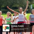 thumbnail image 3 of 4pcs Referee Hand Flag Small Hand Flag Match Signal Flags Match Safety Flag Commander Flags, 3 of 8