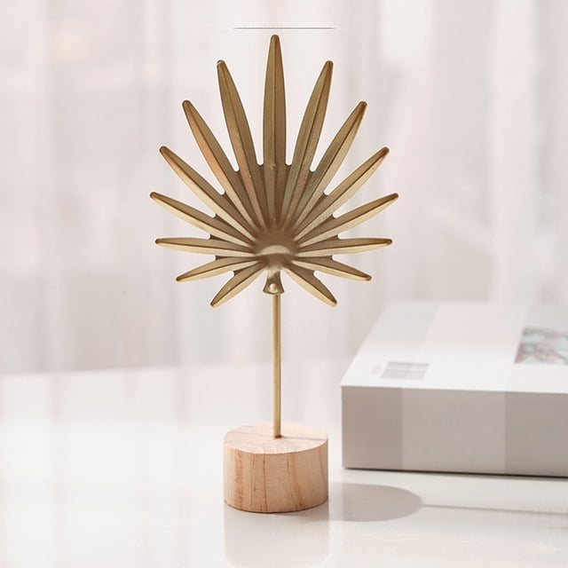 Artesanía de Metal de Estilo Escandinavo, Originalidad, Decoración para El Hogar, Sala de Estar, Entrada, Vinoteca, Adorno de Hierro de Ginkgo Biloba.