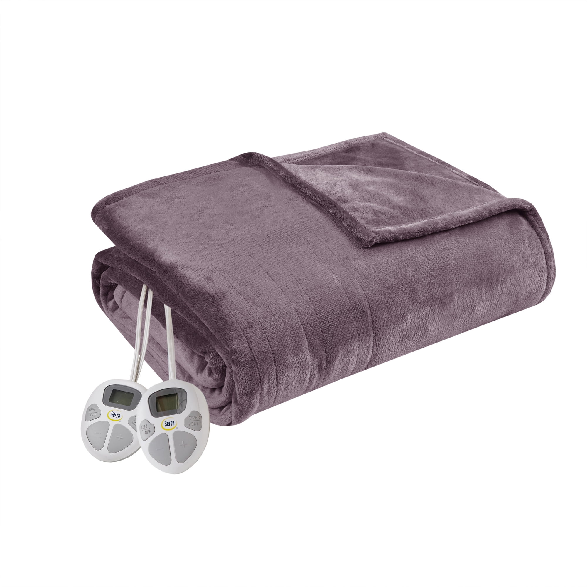 Serta Polyester and Cotton Microlight Heated Blanket ST54-0093