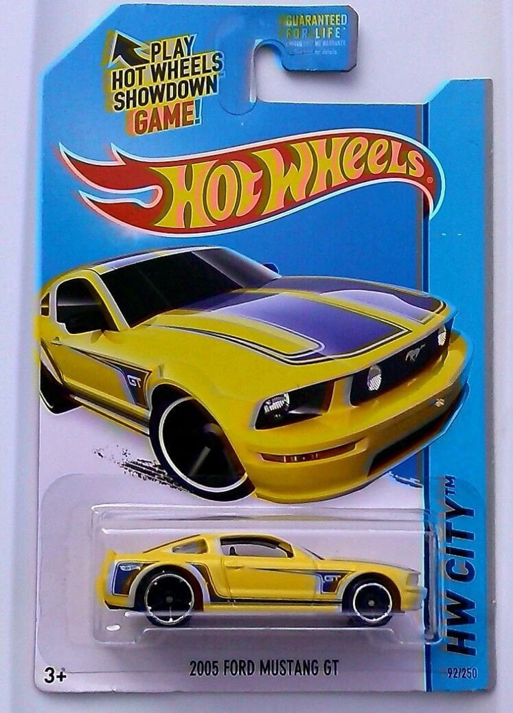 hot wheels yellow mustang