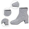 thumbnail image 6 of Fashionable Women's Ankle Boots with Sequin Embellishment and Heel for Stylish Occasions, 6 of 9