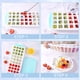 thumbnail image 3 of Paquete de 2 mini bandejas de hielo de fácil liberación para congelador con tapa, molde de hielo apilable para café helado, whisky, bebidas y cócteles, 3 of 7