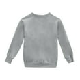 thumbnail image 5 of Vividxx Sweatshirts For Girls Fashion Letter Printed Crewneck Sweatshirt Casual Loose Long Sleeve Pullovers Tops Trendy Fashion 5-6 Years, 5 of 5