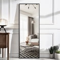 thumbnail image 4 of NeuType Full Length Mirror Floor Rectangle Black 59"x19", 4 of 9