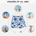 thumbnail image 6 of FORMRS Boys Swim Trunks Quick Dry Mesh Liner Boardshorts Sizes XS-XL, Blue Floral Pattern, 6 of 7