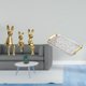 thumbnail image 2 of Figuras De Familia De Conejos, Estatuas, Escritorio, Exhibición, Centro De Mesa, Adorno, Escultura De Animal, Gabinete, Estantería, Decoración, Plato De Postre, Mesa De Café, Bandeja Con, 2 of 8