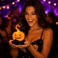 thumbnail image 2 of Gunhay Halloween Decorations Outdoor Clearence Glowing Jack-O-Lantern LED Candle, Portable Spooky Decoration Indoor Outdoor Yard Porch Tree Spooky Decor, 2 of 6