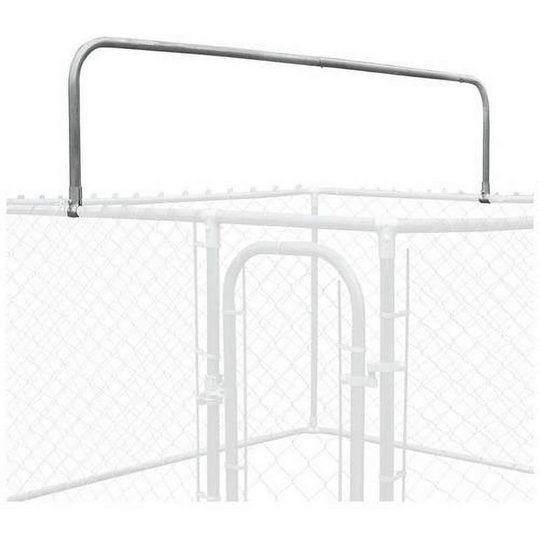 Dog kennel roof support bar clearance