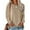 Khaki, variant on YouLoveIt Women's Casual Round Neck Pullover Top Long Sleeve Tops Ladies Loose Tunic T-shirts Pullover Sweatshirts with Pocket Long Sleeve Shirts