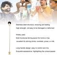 thumbnail image 4 of CUCHARA DE MEZCLA DE BARES, CUCHARADA DE ACERO INOXIDABLE DE ACERO INOXIDABLE CUCHARA DE MEZCLA DE MEZCLA PARA LA CUCHARA DE FIESTA PARA LA FIETA, CUCHARA DE BARRA DE METAL, 4 of 7