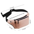 thumbnail image 2 of Fanny Pack for Women Men,Crossbody Fanny Pack Water Resistant Sports Waist Bag Pack, Belt Bag for Travel Hiking Running, 2 of 7
