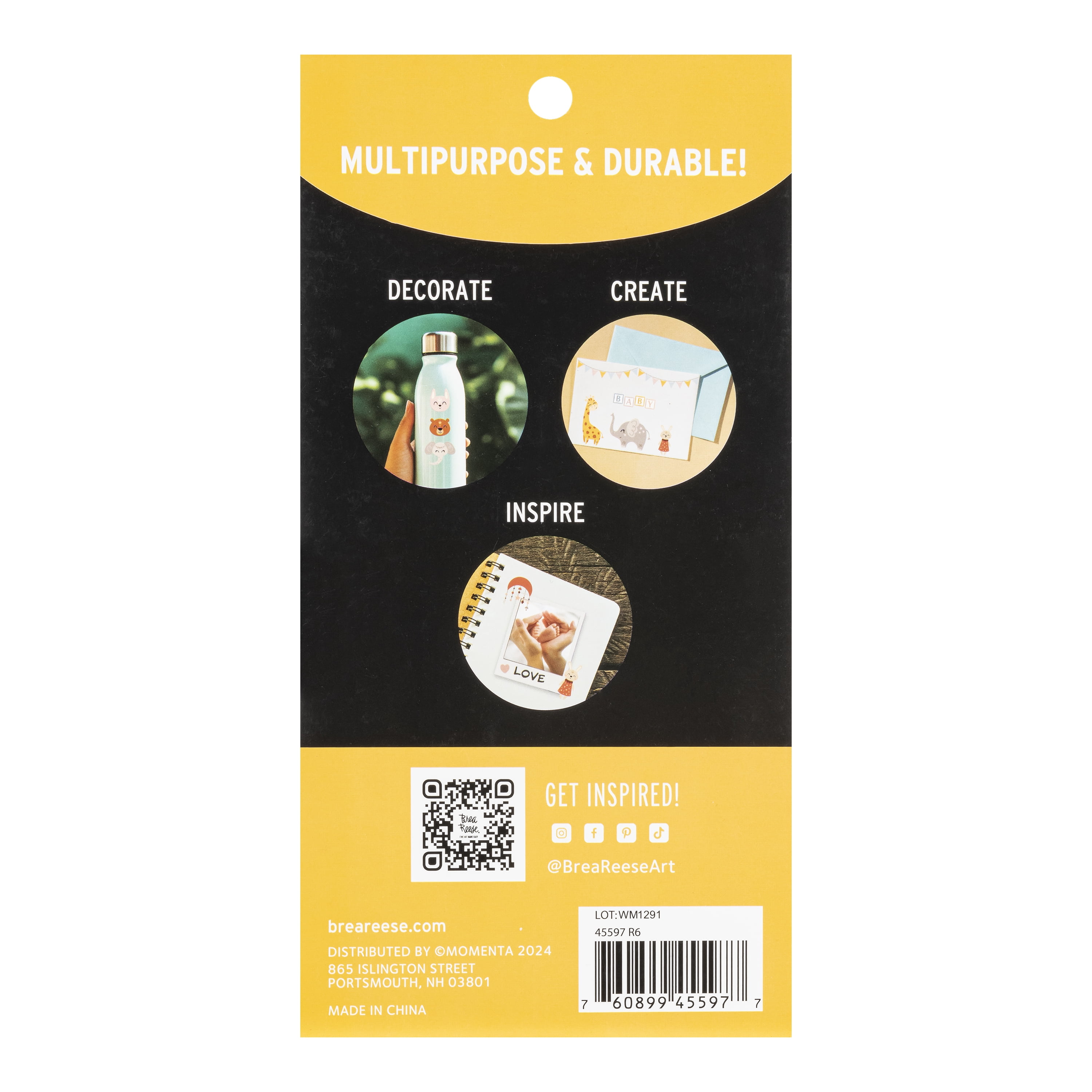 (2 pack) Brea Reese® Sticker Pack - Baby Celebration