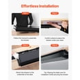 thumbnail image 7 of Under Desk Drawer Slide Out,26" Wide Pull-Out Storage Organizer for Office&Home Desks,Fits Sit Stand Workstations,Hidden Desktop Drawer Attachment, 7 of 7