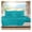 18 - Teal, variant on Dark Grey Short Queen Sheets for RV, Hotel Luxury RV Queen Sheets Set, 6 Piece Fitted Bed Sheet Set and Pillowcases, Super Soft, Wrinkle-Free, and Breathable Bedding