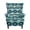 Aztec Geometric Pattern Teal, variant on SEANATIVE Wingback Chair Slipcover with Elastic Bottom, 2 Piece Wing Back Chair Covers Slipcovers Stain Resistant Anti-Scratch Wingback Sofa Protector for Dog Cat, Hippie Lotus Flower Blue Violet