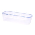 thumbnail image 1 of Durable Rectangular Pasta Storage Canister Set with Airtight Lids for Food Organization and Freshness Reusable Spaghetti Containers Sturdy Transparent Food Storage Solution for Kitchen and Pantry, 1 of 7