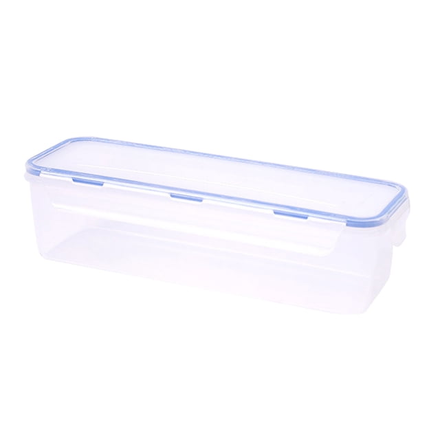 Durable Rectangular Pasta Storage Canister Set with Airtight Lids for Food Organization and Freshness Reusable Spaghetti Containers Sturdy Transparent Food Storage Solution for Kitchen and Pantry