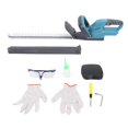 thumbnail image 2 of Electric Hedge Machine, Easy To Use Multifunctional Multi Protections Cordless Hedge Trimmer 21inch Dual Action Blades  for Landscape Designer for BL1830B, 2 of 7