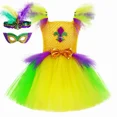 thumbnail image 3 of Disfraces de carnaval para niñas, fiesta de carnaval, vestido de tul con purpurina, vestidos de tul para niñas, conjunto de ropa elegante, 3 of 5