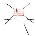 thumbnail image 1 of Minkissy 2Pcs Baseball Throwing Net for Team Training with Rectangular Mesh Design Assorted Color, 1 of 8