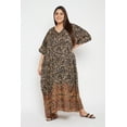 thumbnail image 2 of Oussum Women Plus Size Kaftans Polyester Long Maxi Caftan Gown Evening Casual Dress Online, 2 of 8