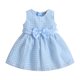 thumbnail image 1 of Vestido Informal A Cuadros Para NiñAs PequeñAs, Sin Mangas, Cuello Redondo, LíNea A, Con Lazo En La Cintura, 1 of 4