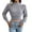 Grey, variant on Sweaters For Women Plus Size Long Sleeve Slouchy Jumper Sweater Plus Size Juniors Tops