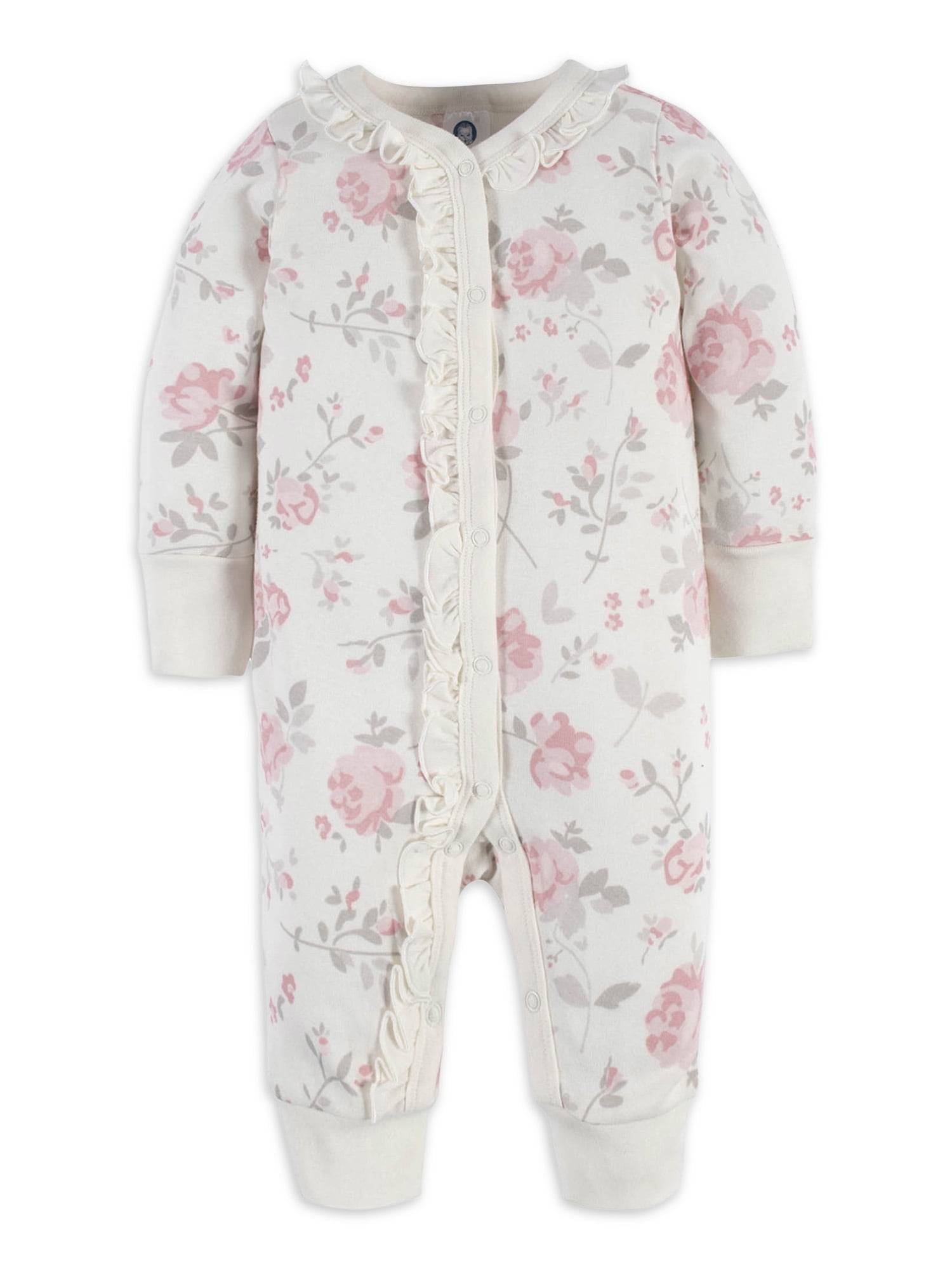 Modern Moments by Gerber Baby Girl Coverall, 3/6 Months 12 Months