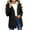 Black, variant on Kids Girls Teen Rain Jacket Raincoat Parka 𝖶aterproof Windproof Lightweight Zip Up Hooded Fall Outerwear Rainwear Spring Windbreaker Autumn Durable Comfortable