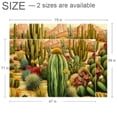 thumbnail image 2 of Cactus Polyester Right-Angle Door Rug - Durable Floor Mat for Entryways - Stylish Indoor/outdoor Rug for Home or Office - 30x18 inches, 2 of 6