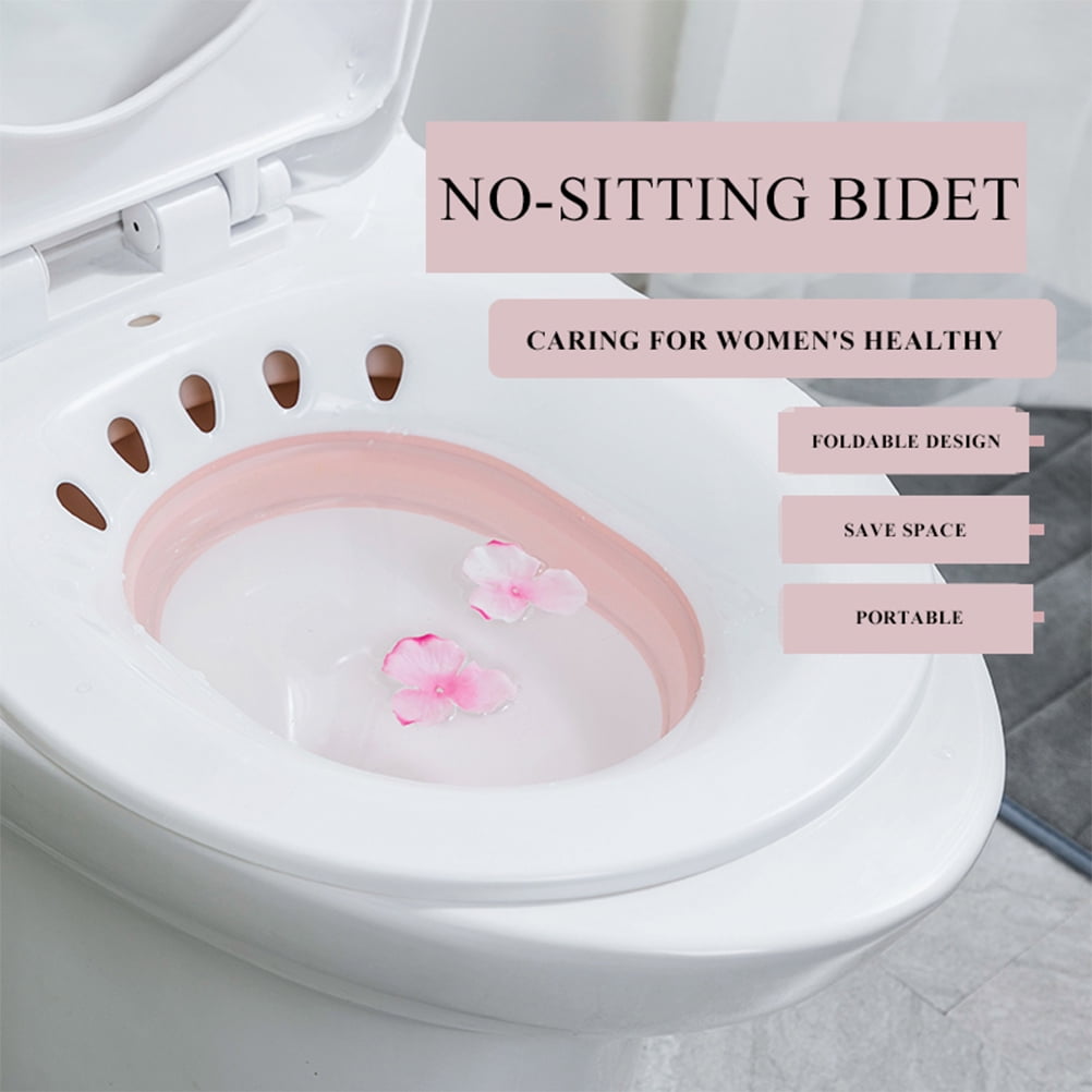 Folding Woman Bidet Hip Irrigator Perineum Soaking Bath Pregnant