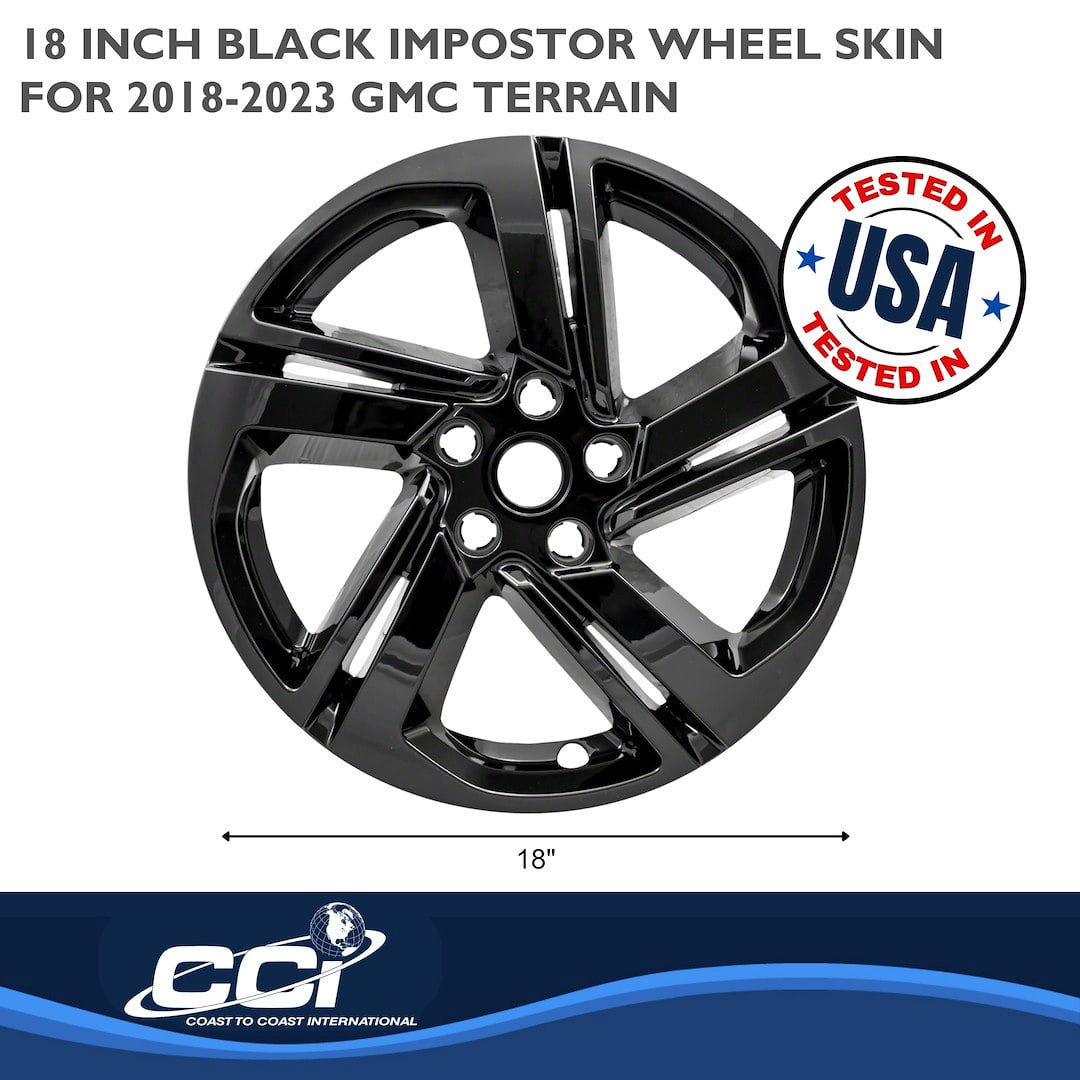 Coast To Coast IWCIMP418BLK IMPOSTOR ® WHEEL COVER