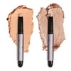 Julep Eyeshadow 101 Crème to Powder Waterproof Eyeshadow Stick Duo, Desert and Champagne