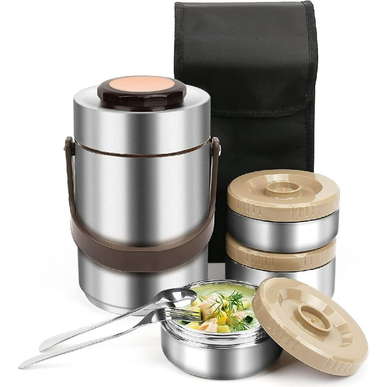 IVMET 3-Piece Lunch Bag Kit Insulated Bento Lunch Box Food Jar Vacuum  Stainless Steel thermos with S…See more IVMET 3-Piece Lunch Bag Kit  Insulated