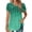 Mint Green, variant on Womens Summer Tops Spring Shirts Trendy Vacation Short Sleeve Business Tshirts Fashion Casual Blouses