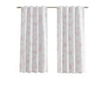 thumbnail image 2 of Ecologee Butterfly 100% Blackout Rod Pocket Back Tab Single Curtain Panel, Pink, 40" W x 63" L, 2 of 7