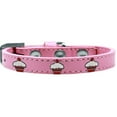 thumbnail image 5 of Dog, Puppy  Pet Widget Fashion Collar, "Red Cupcake", 5 of 8
