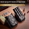 thumbnail image 3 of CIGARLOONG Leather Cigar Case,Hold 3 Count Portable Holder,Travel Humidor with Cigar Cutter(Dark Brown), 3 of 7